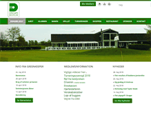 Tablet Screenshot of dragor-golf.dk